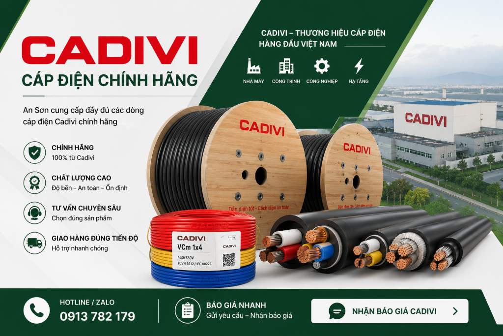 Cáp điều khiển CADIVI DVV và DVV/Sc