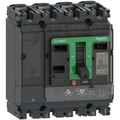 MCCB Schneider 4P 50A 70KA TMD