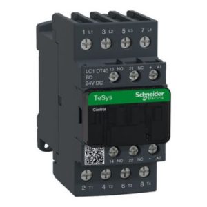 Contactor Schneider LC1DT40BD 4P 40A 24VDC