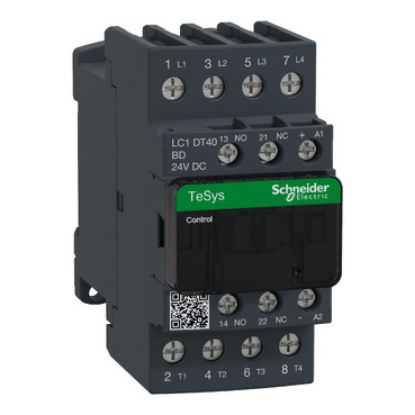 Contactor Schneider LC1DT40BD 4P 40A 24VDC