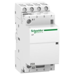 Contactor Chiếu Sáng Schneider A9C20134 25A 4NO 24VAC