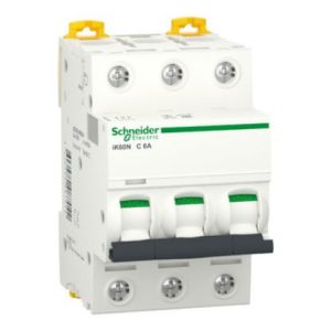 MCB Schneider A9K24363 3P 63A 6kA