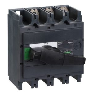 31110 - Cầu Dao Cắt Tải Compact INS400 3P 400A tay vặn ngắn
