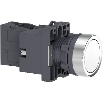 Nút Nhấn Có Đèn Trắng Schneider XA2EW31B1 24VAC/DC 1NO