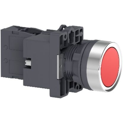 Nút Nhấn Có Đèn Đỏ Schneider XA2EW34M2 220VAC 1NC