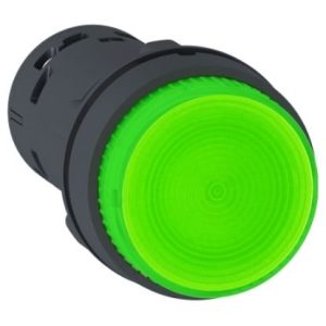 Nút Nhấn Có đèn Schneider XB7NW33B1 Xanh 1NO 24VDC/AC