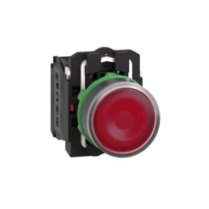 Nút Nhấn Có Đèn Schneider XB5AW34M5 Đỏ 1NO+1NC 230VAC