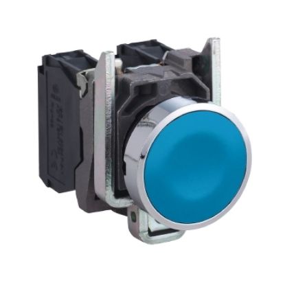Nút Nhấn Nhả Schneider XB4BA61 Xanh dương 1NC 22mm