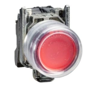 Nút Nhấn Đỏ Bọc Cao Su Schneider XB4BP42 1NC