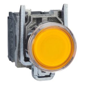Nút Nhấn Có Đèn Cam Schneider XB4BW35B5 24V 1NO+1NC
