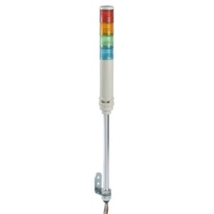 XVC4B45S - Đèn Hiệu Cảnh Báo XVC Có Còi 4 Tầng Màu Đỏ Cam Xanh Lá, Xanh Dương Chớp Nháy 24VAC/DC IP23