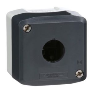 XALD01 - Hộp Rỗng 1 Lỗ Nút Nhấn Phi 22mm Màu Xám