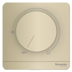 E8331RD250_WG - Bộ Dimmer Đèn Size 86x86mm Màu Vàng Kim