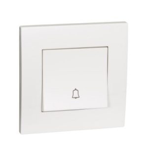 KB31BPB_WE_G19 - Bộ Công Tắc Chuông 10A Size 86x86mm Màu Trắng