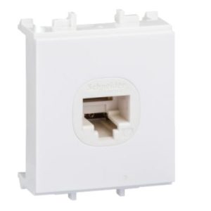F50RJ5EM_WE_G19 - Hạt Ổ Cắm Mạng Cat5e Size M Màu Trắng