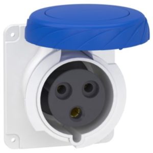 Ổ cắm âm Schneider PKF32G723, 32A 2P+E 220V IP67