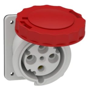Ổ cắm âm Schneider 81282, 63A 3P+E 400V IP67