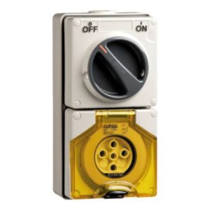 Ổ cắm có công tắc Schneider S56C320GY 3P 20A 250V IP66