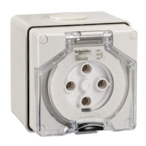 Ổ Cắm Schneider S56SO450GY kín Nước 4P 50A 500V