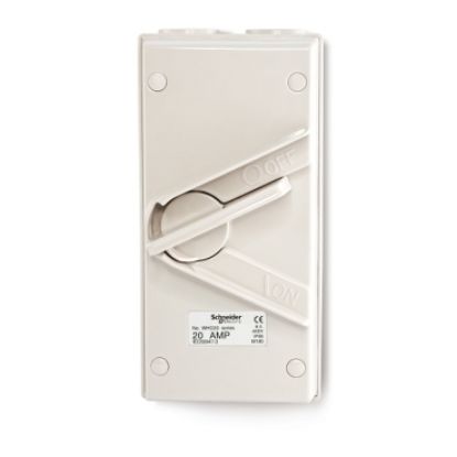 Ngắt Điện Phòng Thấm Nước Schneider WHD20_GY_G19 2P 20A 440V