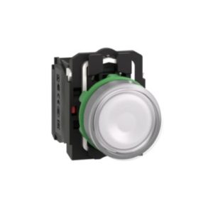 Nút Nhấn Có Đèn Schneider XB5AW31B5 Trắng 1NO+1NC 24VAC/DC