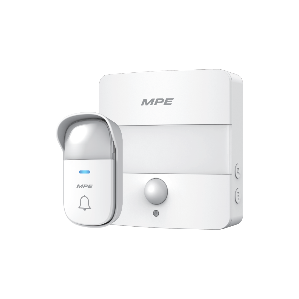 Chuông cửa không dây, không pin, 38 âm tuỳ chọn, tích hợp đèn led cảm biến ánh sáng mã DB5