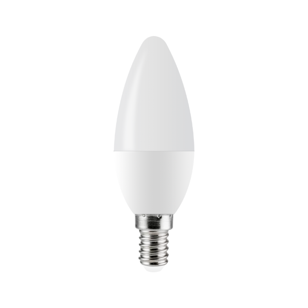 LED Nến thân nhựa 5W ánh sáng vàng LCD-5V