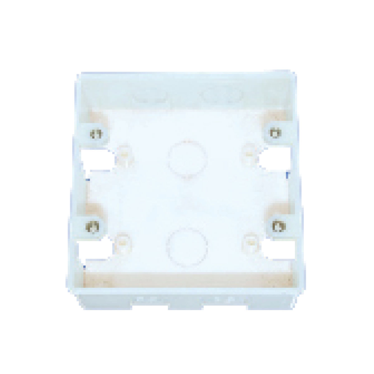 Hộp nhựa âm tường dùng cho mặt đôi KT110x106x40mm mã A157N2