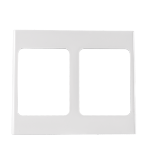Mặt viền đôi màu trắng KT120x142mm mã A20-WND