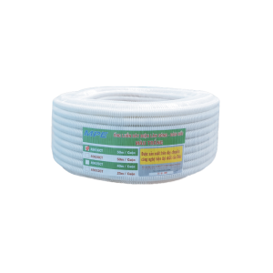 Ống luồn đàn hồi màu trắng phi 16mm cuộn 50m mã A9016 CT