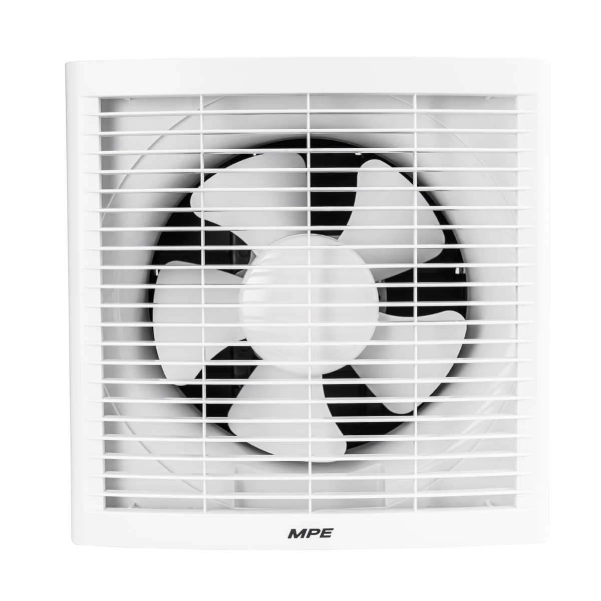 Quạt hút âm tường mô tơ bạc đạn, mặt vuông, đục lỗ tường 240mm mã AF2-200