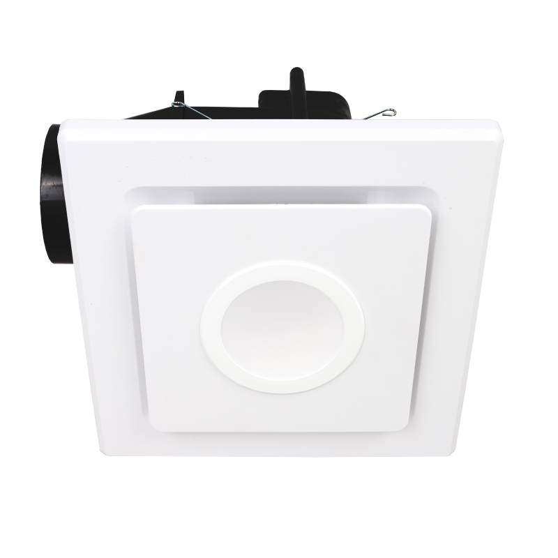 Quạt hút ốp trần Ceiling mặt vuông, kết hợp đèn DLC-6/3C mã AFCL-130S6