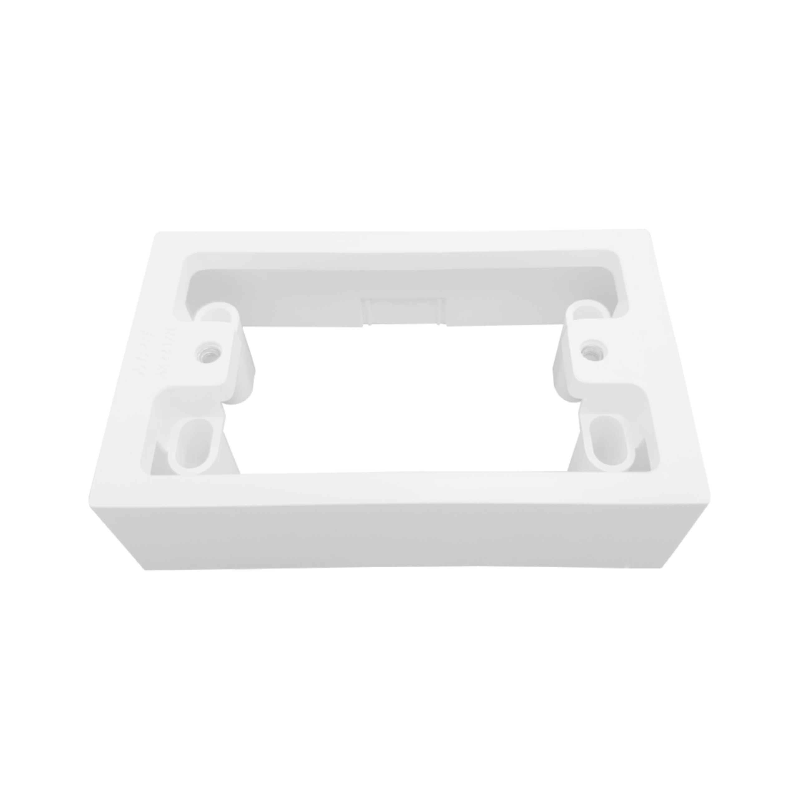 Hộp nhựa nổi dùng cho các mặt, ổ cắm A20 và viền A20-WN KT120x72x34mm mã AK2237N