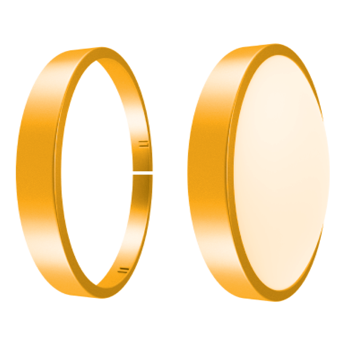Viền đèn CL 22W màu vàng Gold BD35-G