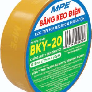 Băng keo điện màu vàng (chất liệu PVC