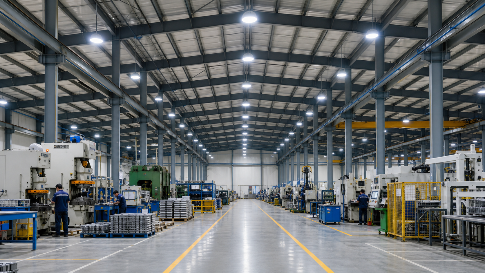 cách chọn đèn LED nhà xưởng theo chiều cao và độ rọi