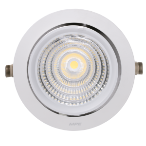 LED Downlight âm trần Chiếu điểm, Điều chỉnh hướng sáng 50W ánh sáng trung tính DLA-50N