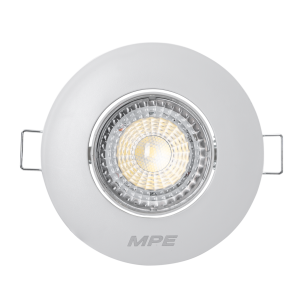 LED Downlight âm trần Chiếu điểm, Điều chỉnh hướng sáng, mặt tròn 7W ánh sáng trắng DLA2R-7T