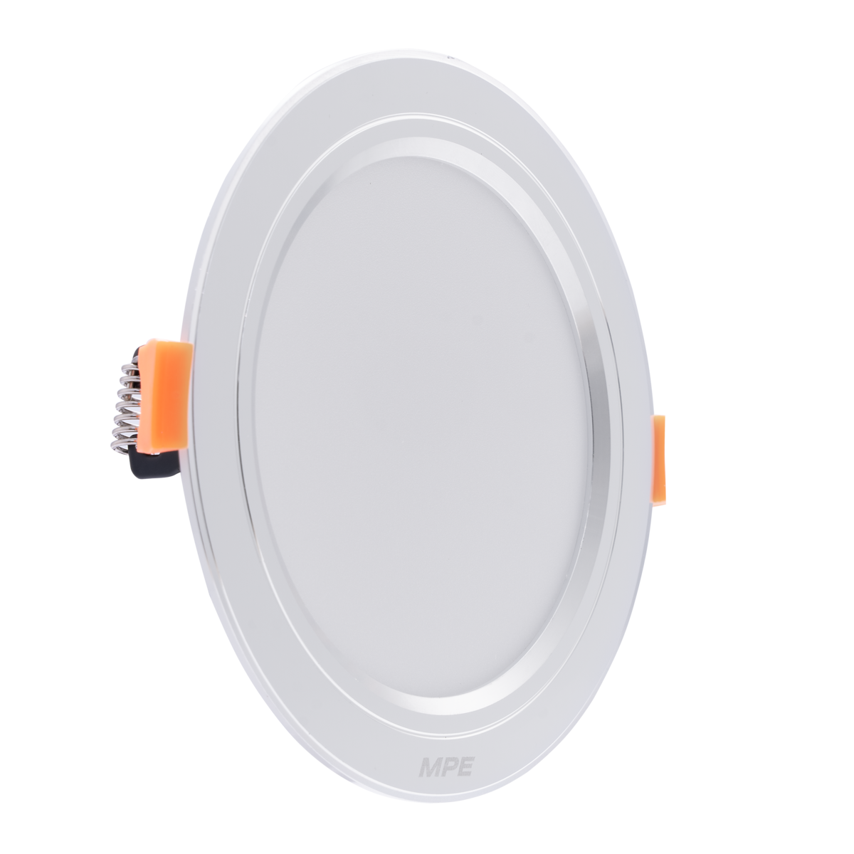 LED Downlight âm trần nhôm, viền bạc 7W ánh sáng trung tính DLB2-7N