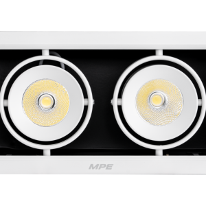 LED Downlight âm trần Chiếu điểm 2 đèn 12W ánh sáng trắng DLS-212T