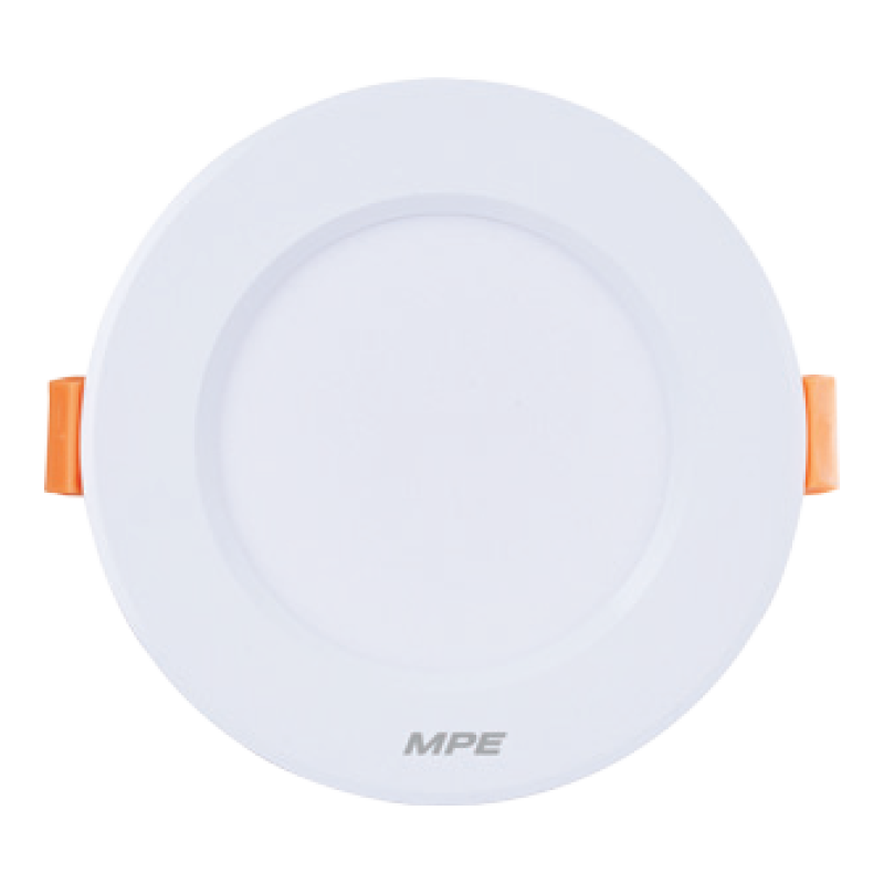 LED Downlight âm trần nhôm, viền trắng 9W, phi lớn, ánh sáng trắng DLTL-9T