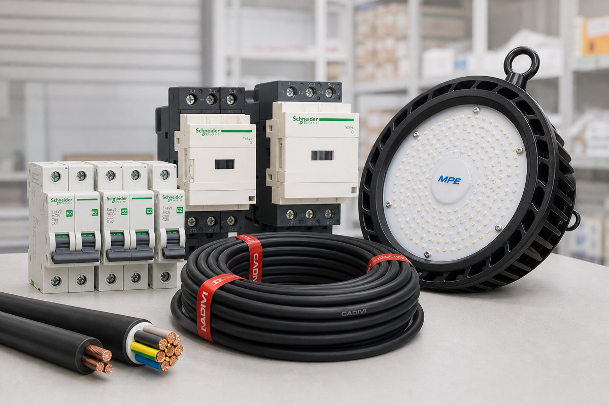 Cách chọn CB theo tiết diện dây dẫn và cáp điện