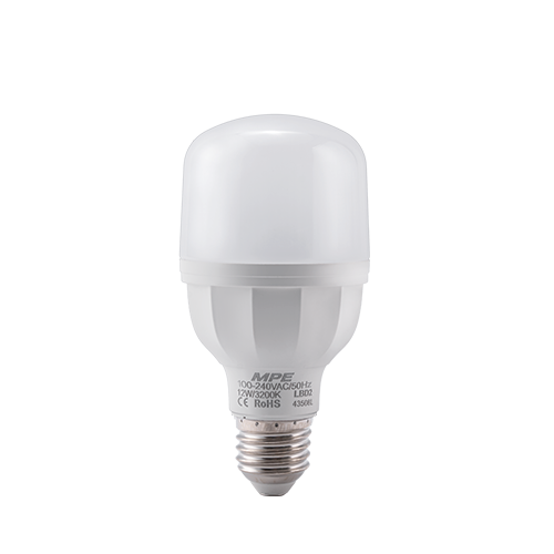 LED Bulb thân nhựa 12W ánh sáng vàng MPE LBD2-12V