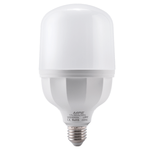 LED Bulb thân nhựa 30W ánh sáng trắng MPE LBD2-30T