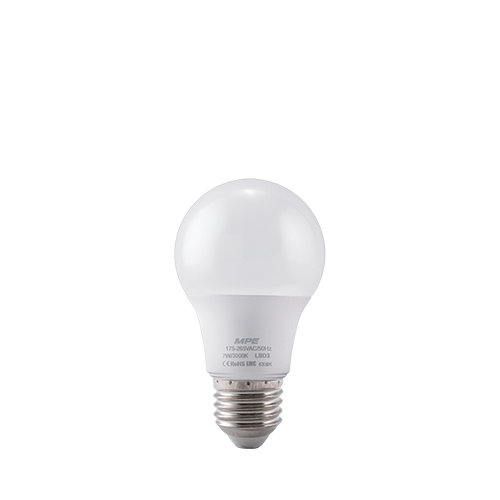 LED Bulb chống ẩm 7W ánh sáng vàng MPE LBD3-7V