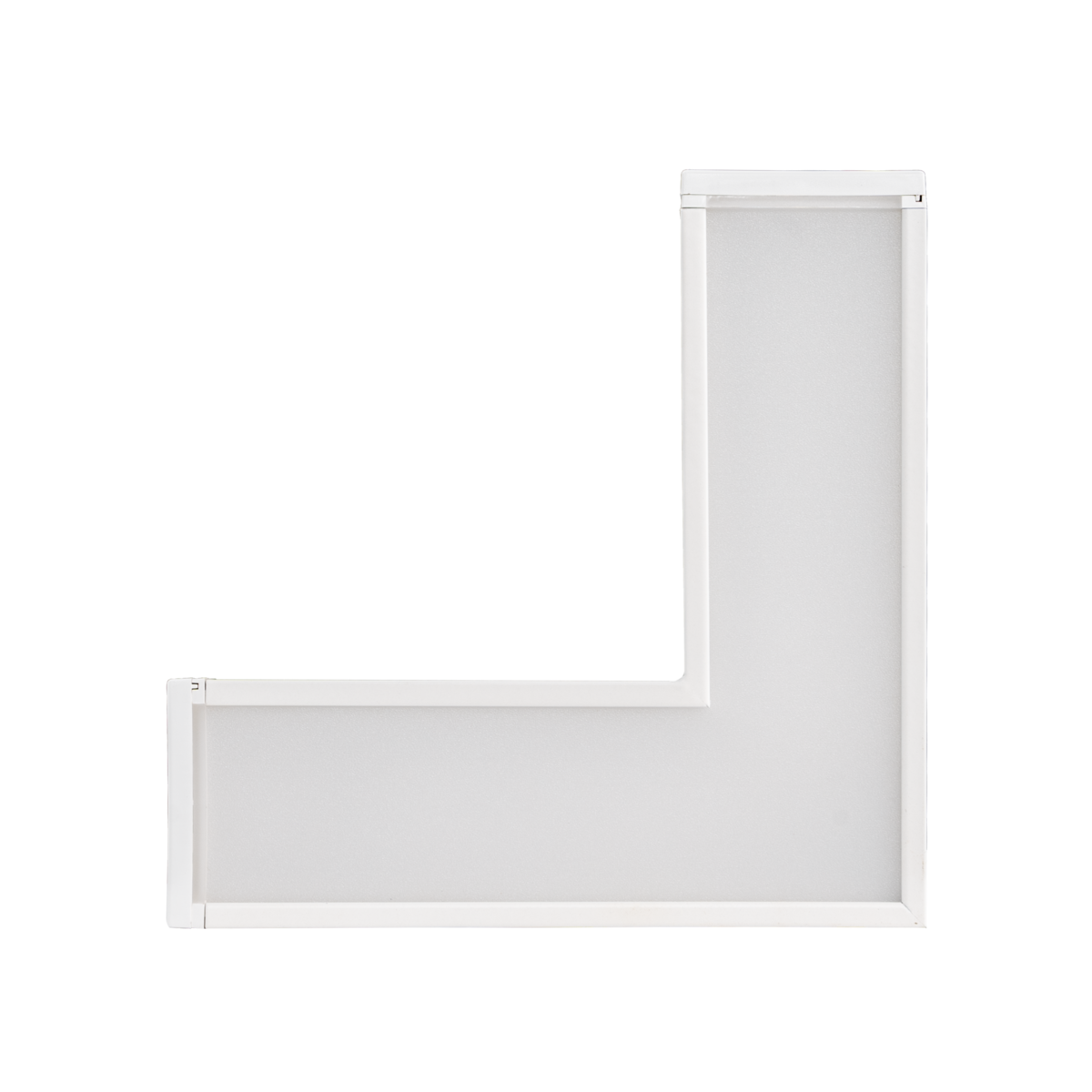 Phụ kiện thanh nối L thân màu trắng có đèn 8W ánh sáng trung tính dùng cho Seri LNC mã LLW-8N