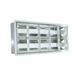 Máng đèn xương cá âm trần 2 bóng 0.6m (không bao gồm bóng