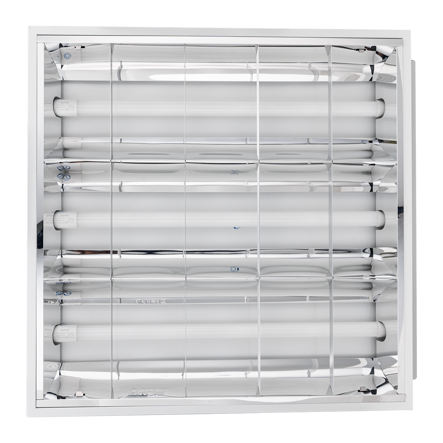 Bộ máng xương cá LED Tube thuỷ tinh 3 bóng 0.6m ánh sáng vàng MATL-310V