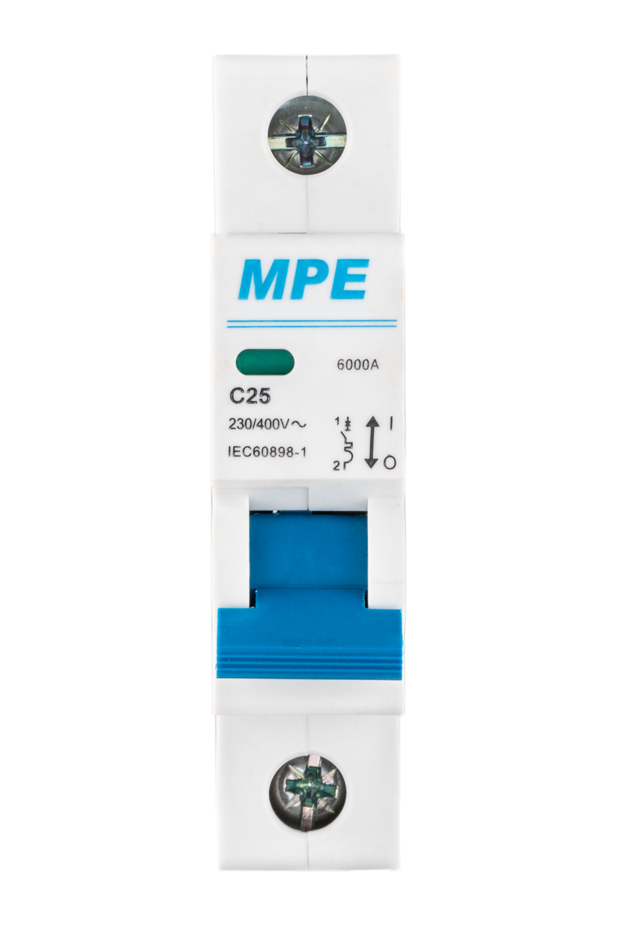 Cầu dao tự động MCB 1 cực, 25A, 6kA mã MP6-C125