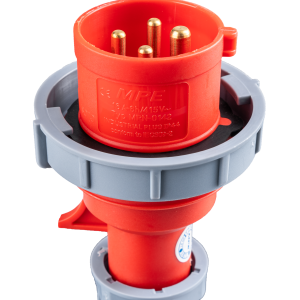 Phích cắm loại di động có kẹp giữ dây 4 cực, 16A, IP67 mã MPN-0142